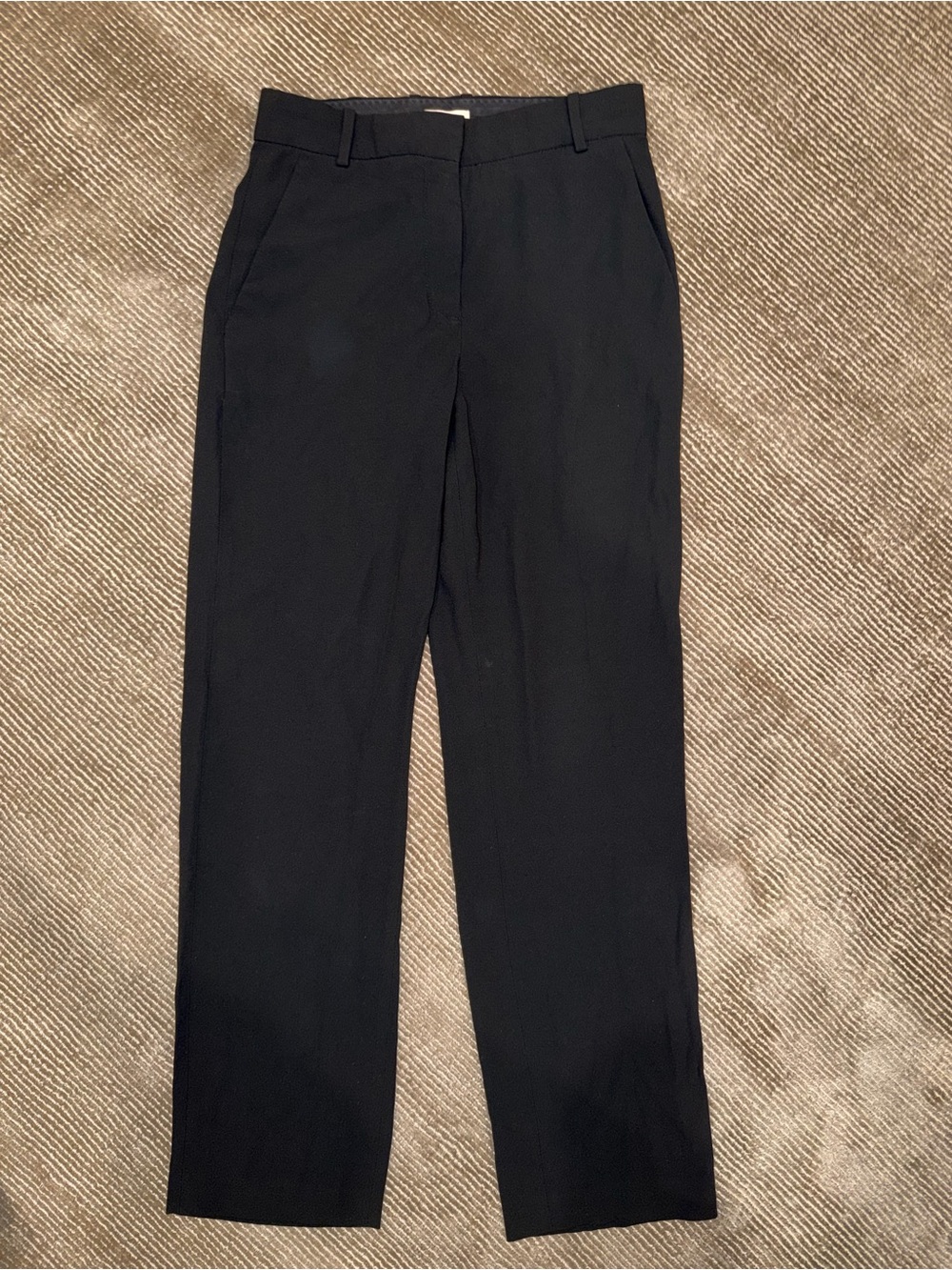 Babaton Black Straight Dress Pants - Tailored Women's Trousers